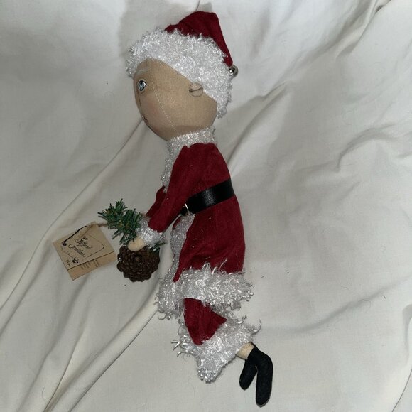 JOE SPENCER-GATHERED TRADITIONS-GALLERIE II-FINN HOLIDAY BOY ART DOLL RUSTIC 2 - Picture 2 of 8